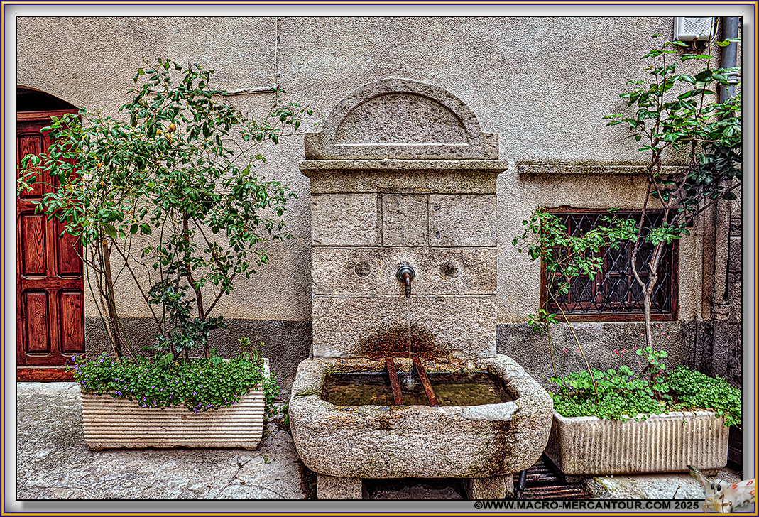 Saint Martin Vésubie fontaine
